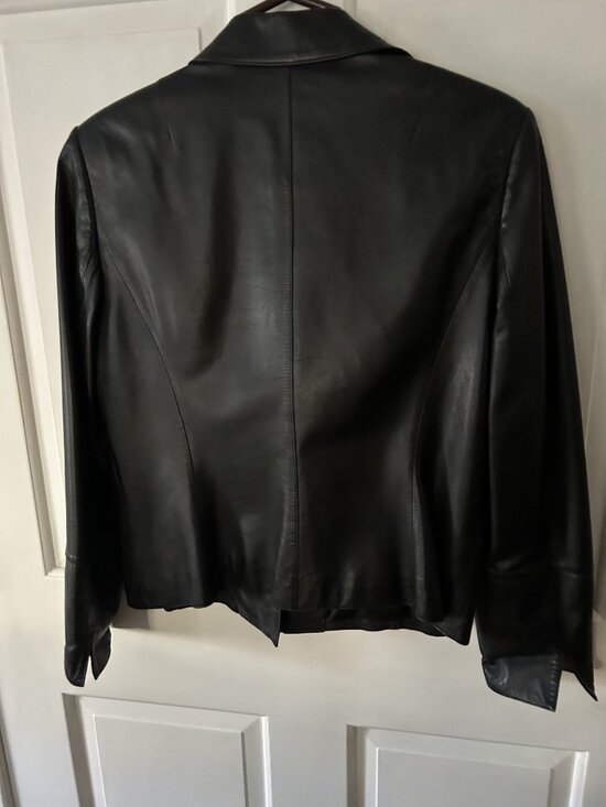 Leather jacket by Talbots - Picture 3 of 5